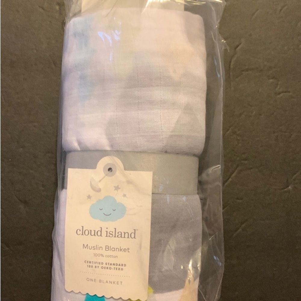 COPY - Nwt Cloud Island Muslin Blanket 100% cotton